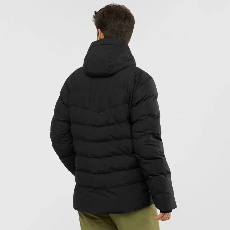 Chaquetas De Esquí Salomon Snowshelter Insulated Hombre Negros | MX JGBZ013